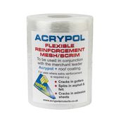 Acrypol Flexible Reinforcement Mesh / Scrim White - 150mm x 20m