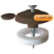 ALUKAP-XR 16-25mm Fixing Buttons 10 Pack -  Brown