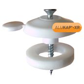 ALUKAP-XR 25mm Fixing Buttons 10 Pack - White