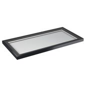 Atlas Clear Tint Fixed Flat Rooflight with Grey Frame - 1500mm x 1200mm
