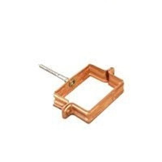 Copper Guttering Square 80x80mm Downpipe Clip