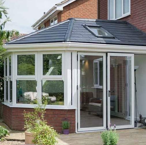 This image has an empty alt attribute; its file name is envirotile-conservatory-roof-situ-46czorkncu.jpg
