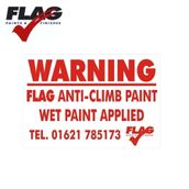Flag Paints Anti Climb Sign