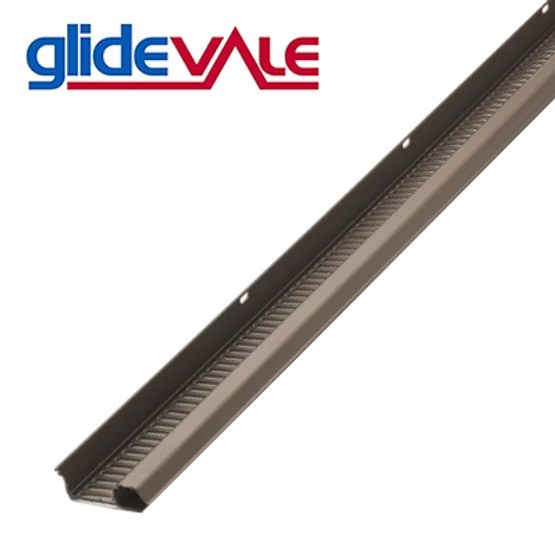Glidevale Brown Continuous Soffit Vent for 6-10mm Board - Pack of 10