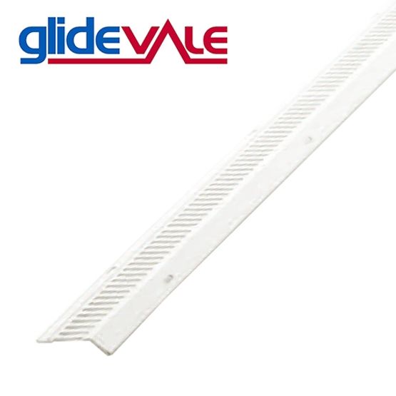 Glidevale White Continuous Soffit Vent for Sloping Soffit - Pack of 10