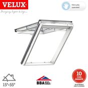 VELUX GPL FK06 2066 White Top Hung Window Triple Glazed - 66cm x 118cm