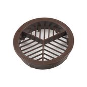 Hambleside Danelaw Round / Circular Soffit Vent in Brown - 2,500mm2