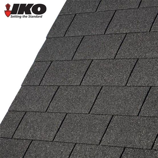 IKO Armourglass Square Butt Roofing Shingles (Black) - 3m2 Pack