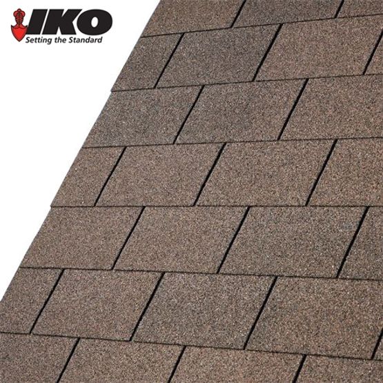 IKO Armourglass Square Butt Roofing Shingles (Dual Brown) - 3m2 Pack