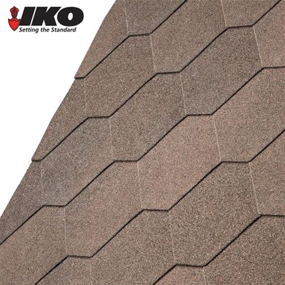 IKO Armourshield Hexagonal Roofing Shingles (Dual Brown) - 3m2 Pack