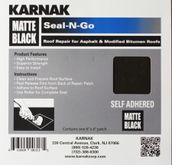 Karnak Seal-N-Go Self Adhesive Patch Repair for Felt Roofs - Black