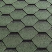 Katepal Super Katrilli Hexagonal Felt Roofing Shingles 3m2 - Green