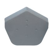 Klober Uni-Click Dry Verge Universal Angle Ridge End Cap in Slate Grey