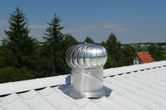 Lomanco Ventilation Turbine BIB 14'' Head & Base Set - White