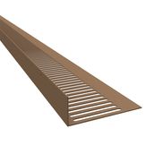 Manthorpe G826 Flat Roof Soffit Vent in Brown - Pack of 10