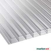 Marlon 16mm Clear Triplewall Polycarbonate Sheet - 6000mm x 900mm