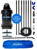 Gutter Cleaning System SkyVac Atom 4 Pole Package - 6m Reach
