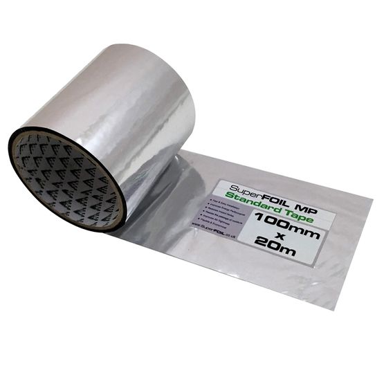 Met Poly Superfoil Foil Tape for Superfoil Insulation - 20m x 100mm