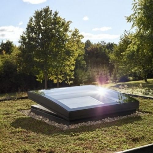 VELUX ISD 100150 1093 Curved Glass Top Cover Clear - 1000mm x 1500mm
