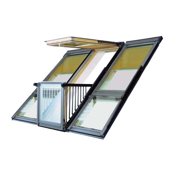 VELUX GDL SK19 SK0W322 CABRIO Balcony System for Tiles - 362cm x 252cm