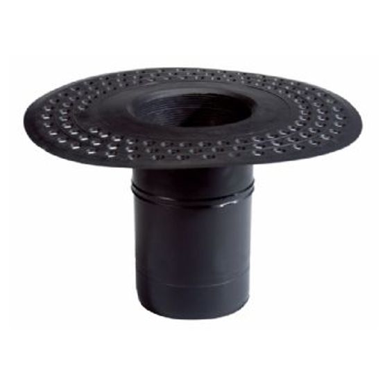 Roofdrain Outlet (TPE) Perforated 240mm High - 60mm