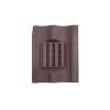 Harcon In-line Double Pantile Roof Tile Vent - Brown
