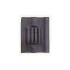 Harcon In-line Double Pantile Roof Tile Vent - Grey