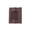 Harcon In-line Double Roman Roof Tile Vent - Brown