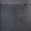 Passaro SS55 Mix/First Quality Spanish Natural Slate Roof Tile in Grey - 500mm x 250mm