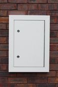 Electricity Meter Overbox Aluminium Architrave 625 x 450 x 56mm