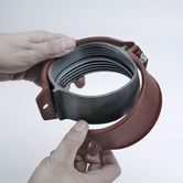 Cast Iron Underground Drain Pipe 150mm Iron Coupling - SML Harmer