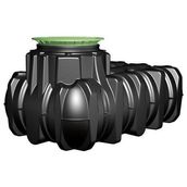 Rainwater Harvesting Tank Low Profile 1500L Graf Platin Garden-Comfort