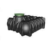 Rainwater Harvesting Tank Low Profile 5000L Graf Platin Garden-Comfort