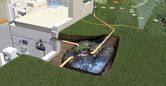 Rainwater Harvesting Tank Low Profile 3000L Graf Platin Eco-Plus