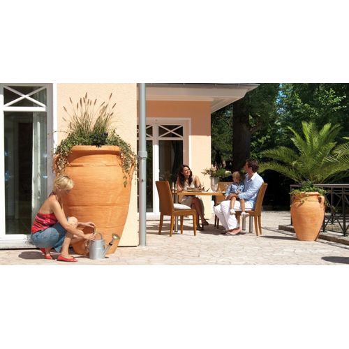 Garden Water Storage Tank Aboveground 250L Amphora - Terracotta