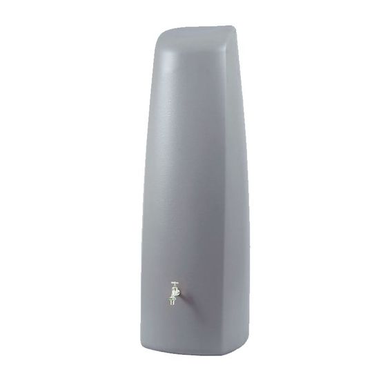 Water Storage Wall Tank Water Butt 400L - Stone Grey Elegance 