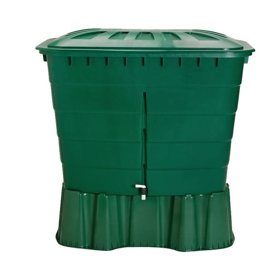 Video of Garden Water Storage Tank Square Water Butt 510L - Green