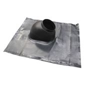 Sabetoflex 125mm Roof Pipe Outlet with Wakaflex Flashing - Anthracite