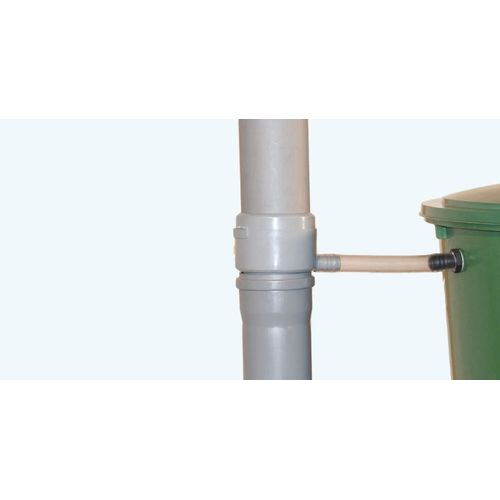 Water Storage Tank Round Downpipe Filling Device - Grey