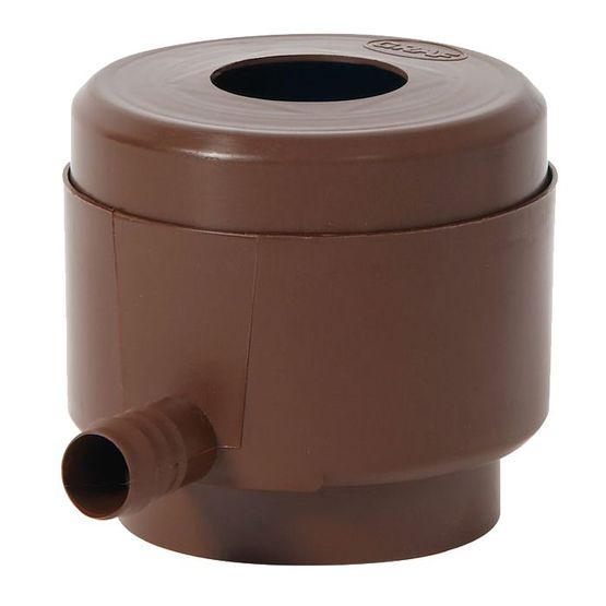 Water Storage Tank Round Downpipe Filling Device - Brown