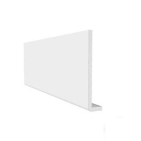 Upvc Fasica 300mm x 18mm Square Edge Board 5m - White