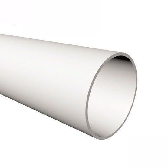 Large Diameter Round Plastic Downpipe 110mm Length 3m White