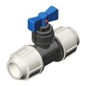 Compression Stop Tap Above & Below Ground - 32mm x 32mm