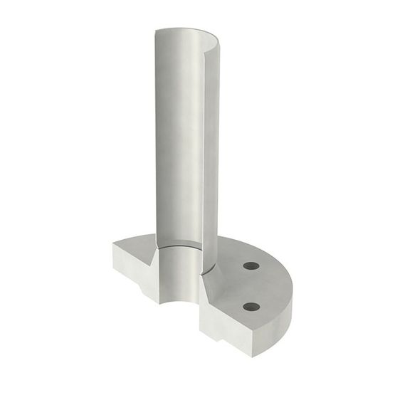 ACO Stainless Steel 316 Pipe Connector with Spigot and Flange - 50mm