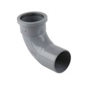 Soil Pipe Push Fit Single Socket Bend 92.5dg 160mm - Grey