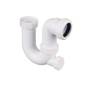 Plumbing Waste Pipe Two Piece Bath And Shower Trap 76mm Seal - 40mm