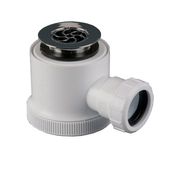 Plumbing Waste Pipe Shower Bottle Trap 50mm Seal - 40mm