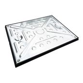 Double Sealed Access Manhole Cover and Frame 600mm x 450mm - 2.5 Tonne