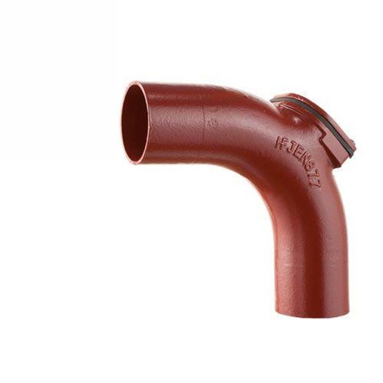 Cast Iron Soil Pipe 88 Degree Long Radius Bend With Door 100mm