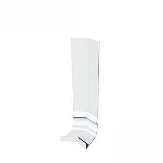 uPVC Ogee Fascia Board External Corner 135d - 300mm White